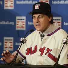 Tony La Russa HOF 225 Tony La Russa HOF 225